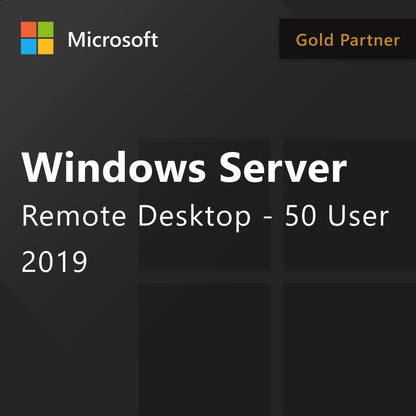 Microsoft Windows Server 2019 Remote Desktop - 50 User