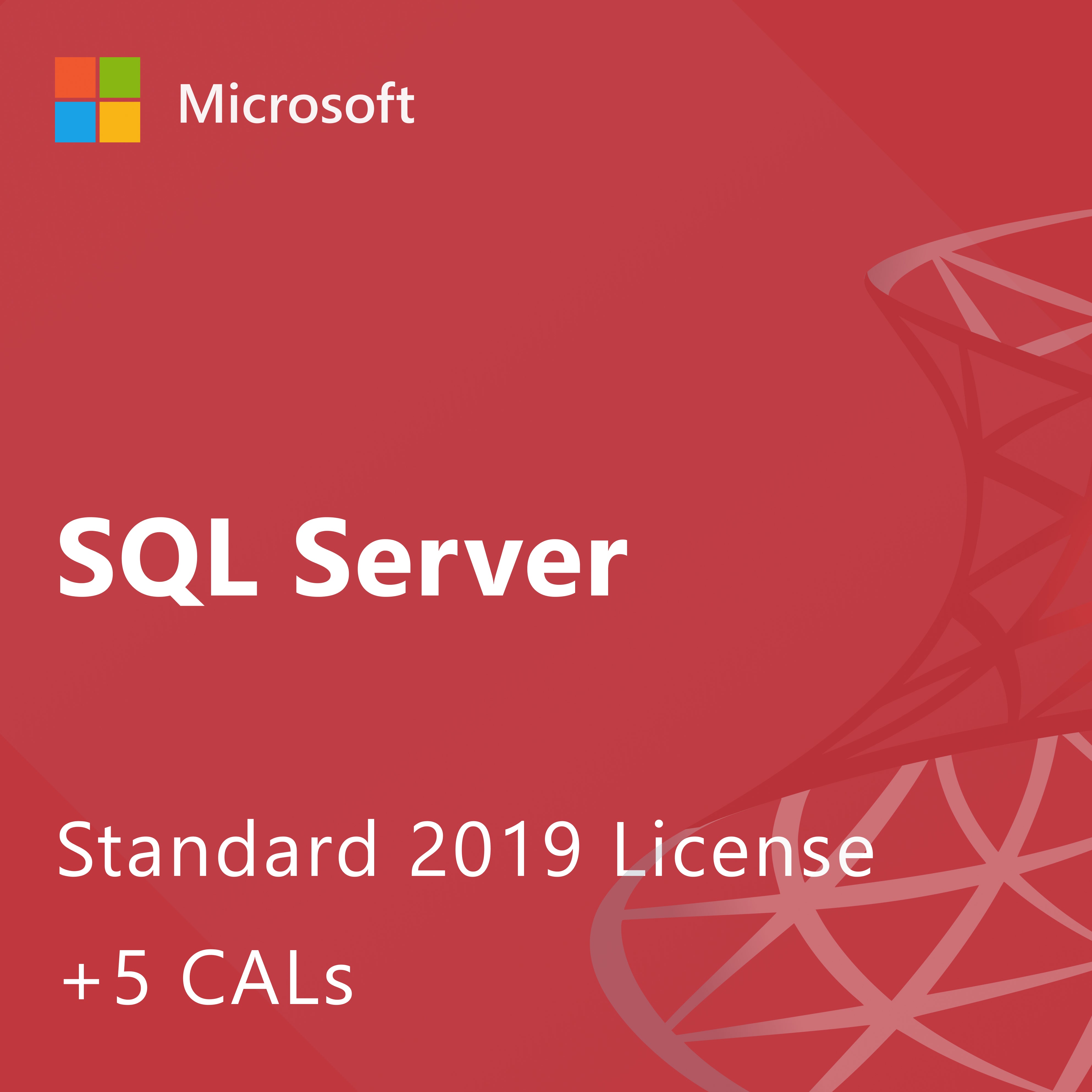 Microsoft SQL Server 2019 Standard - License + 5 CALs – Helpful Downloads