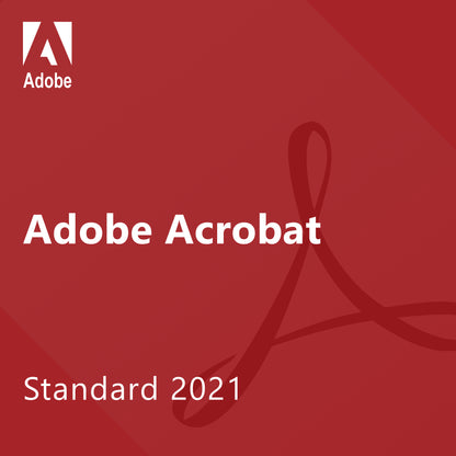 Adobe Acrobat Standard 2021 for Windows (non-subscription)